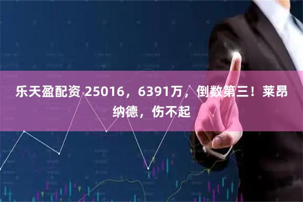 乐天盈配资 25016,6391万,倒数第三!莱昂纳德,伤不起